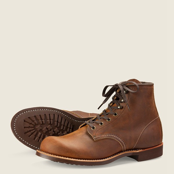 Red Wing Heritage Boots Mens Brown - Blacksmith - 6-inchr Rough & Tough Leather - 0175928-WP